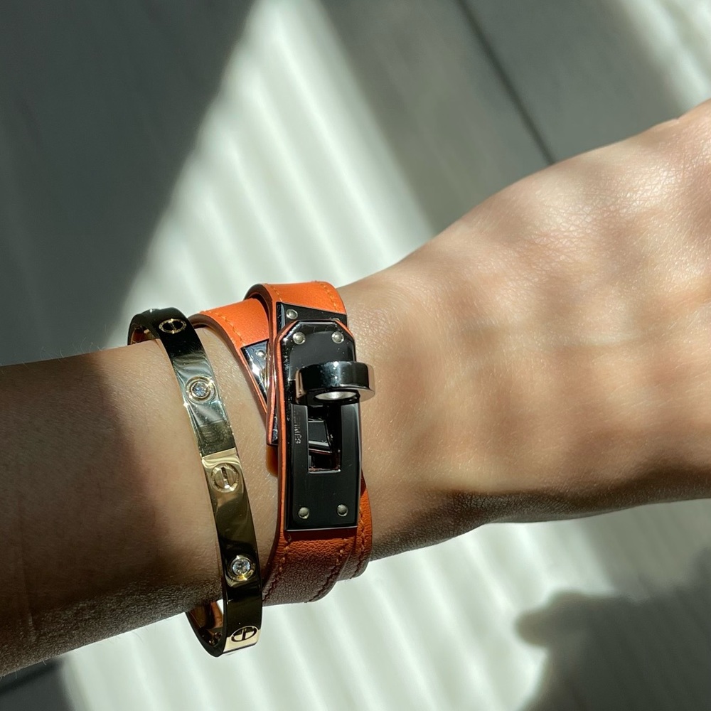 Authentic Hermès Kelly Double Tour